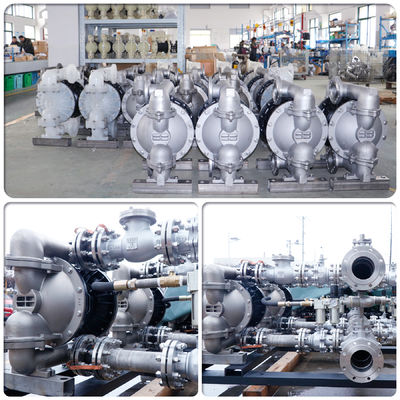 1 Inch Stainless Steel Electric Diaphragm Pump for Acid Chemical Liquids with 3.5m³/h Flow Rate and 1 Year Warranty