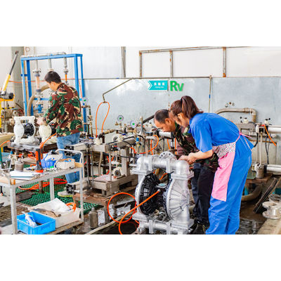 304 Stainless Steel Air Driven Diaphragm Pump with PTFE Membrane and 145cpm Speed for Corrosive Liquids