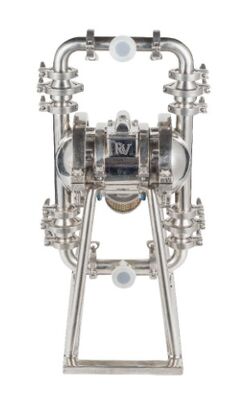 Pompa AODD o wysokiej odporności na temperaturę z maksymalnym ciśnieniem 120 psi i diafragmą z PTFE