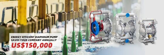 Pneumatyczna pompa z plastykową membranową 120psi do oczyszczania ścieków i nawadniania