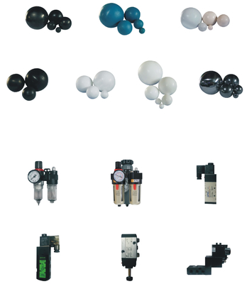 Części zamienne pompy membranowej Ball SS Buna N Hytre PTFE  Membrane