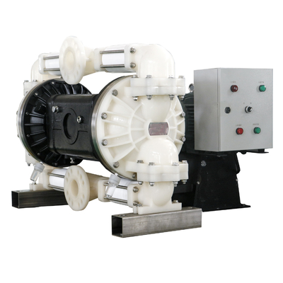 Napędzana silnikiem pompa membranowa z silnikiem elektrycznym 3-calowe paliwo PVDF 5,5 kW