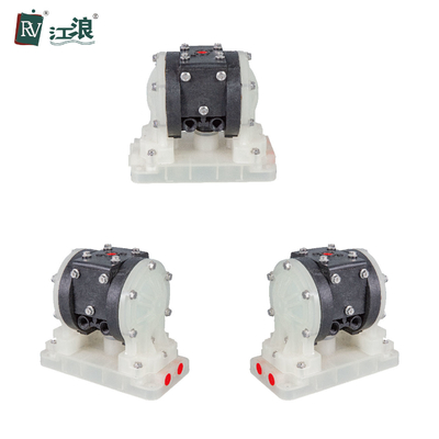 Pompa membranowa 1/4 "PVDF do kwasu odpornego chemicznie Mini