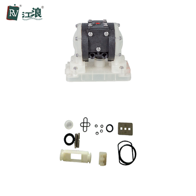 Pompa membranowa 1/4 "PVDF do kwasu odpornego chemicznie Mini
