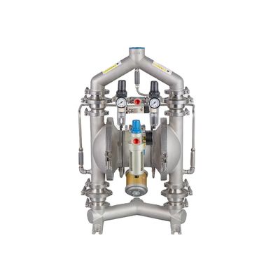 Lekkie pompy membranowe działające na powietrzu z podłączeniem flans - do 120 PSI